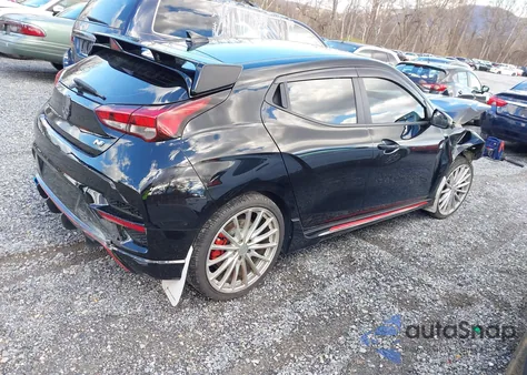 2022 Hyundai Veloster N z USA, uszkodzony, nr VIN KMHT36AH0NU011796